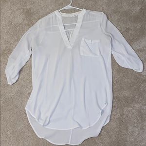 White lush blouse